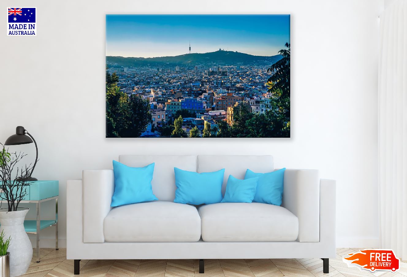 Wealthiest City in Spain, Barcelona View Photograph Print 100% Australian Made