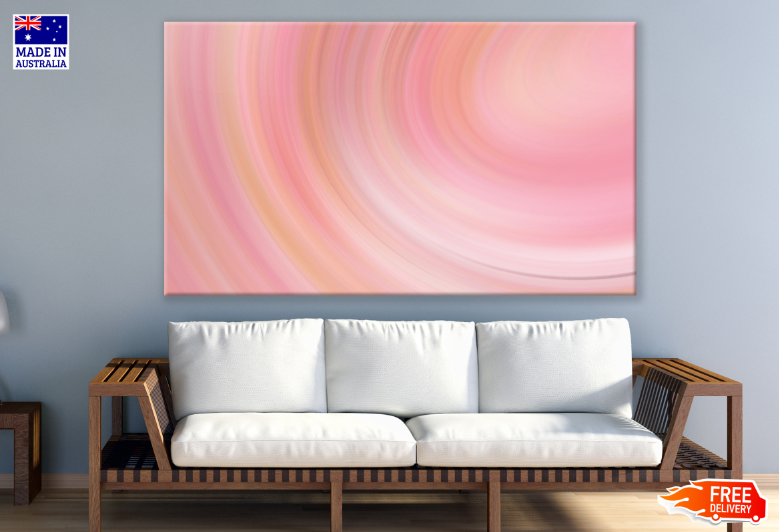Pink Abstract Design Print 100% Australian Made