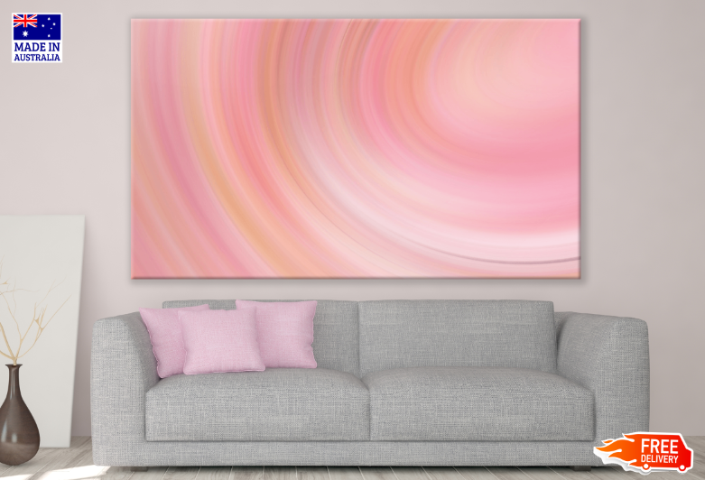 Pink Abstract Design Print 100% Australian Made