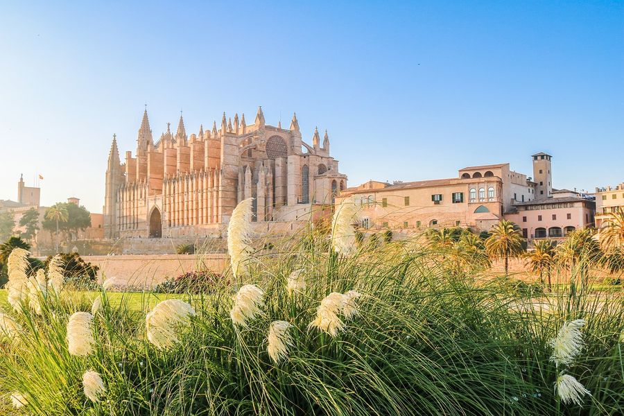 Cathedral of Santa Maria of Palma, Spain Sunset Photograph Print 100% Australian Made