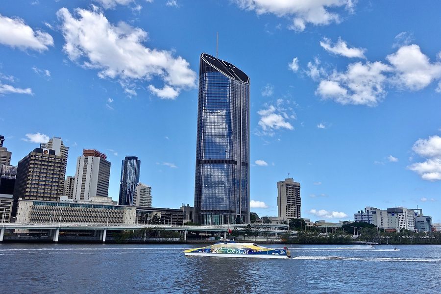 Brisbane River in Brisbane, Queensland, Australia Print 100% Australian Made
