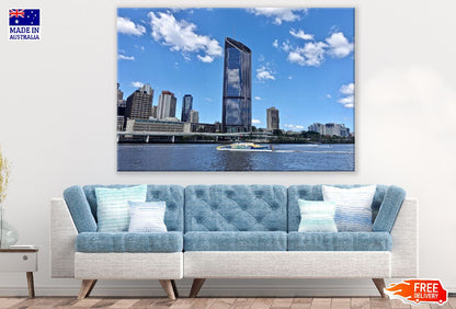 Brisbane River in Brisbane, Queensland, Australia Print 100% Australian Made