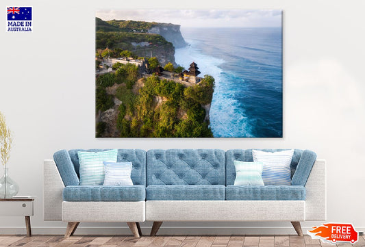 Luhur Uluwatu Temple Sea View Photograph Print 100% Australian Made