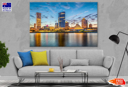 Milwaukee, Wisconsin, USA Downtown City Skyline Photograph Print 100% Australian Made
