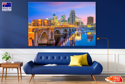 Minneapolis Cityscape in Minnesota, USA Photograph Print 100% Australian Made