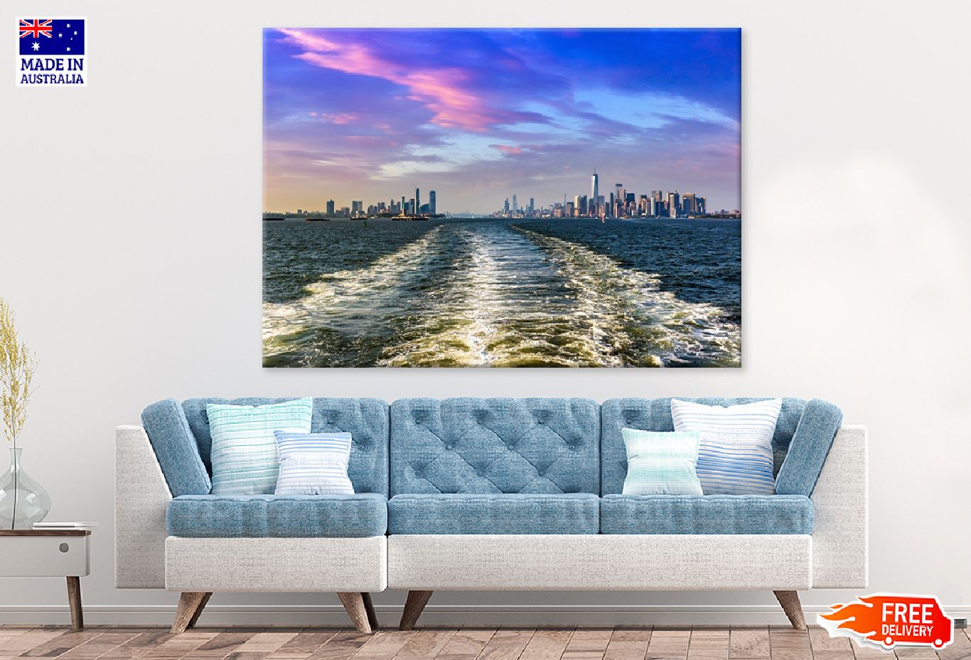 Hudson River & New York City View Photograph Print 100% Australian Made