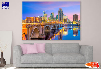 Minneapolis Cityscape in Minnesota, USA Photograph Print 100% Australian Made