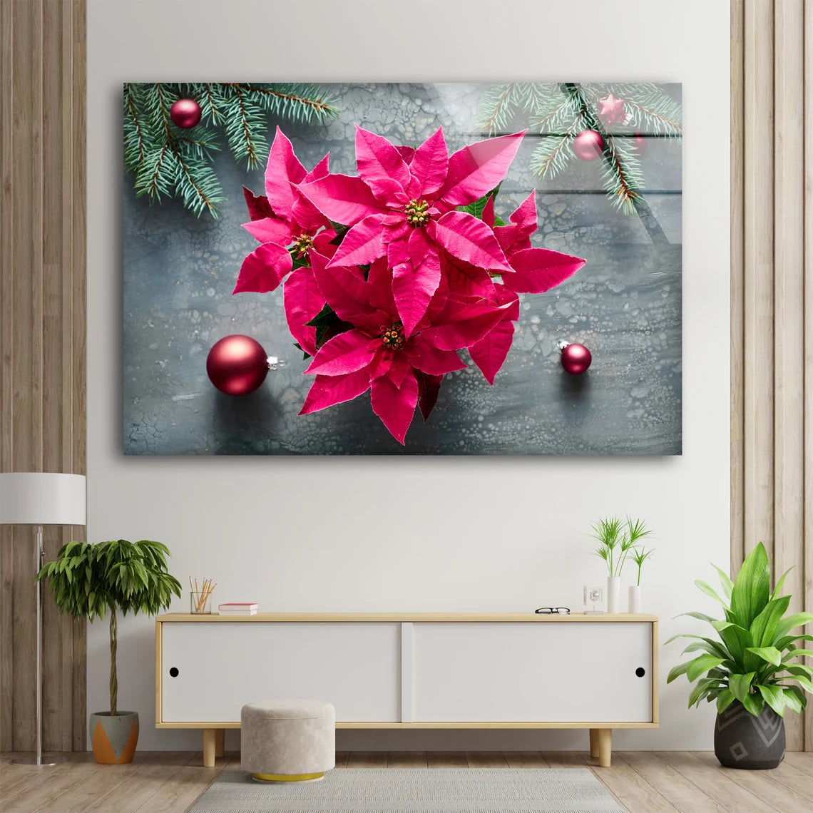 Pink Flower Vase Closeup Photograph Acrylic Glass Print Tempered Glass Wall Art 100% Made in Australia Ready to Hang