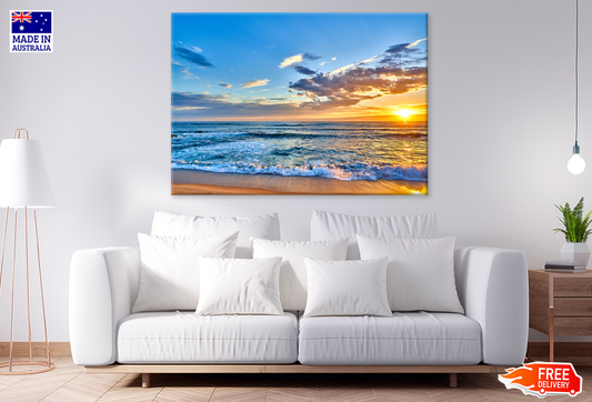 Sea Sunset Sky Scenery View Photgarph Print 100% Australian Made