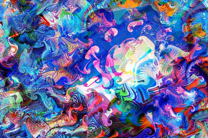 Colorful Digital Art Abstract Design Print 100% Australian Made