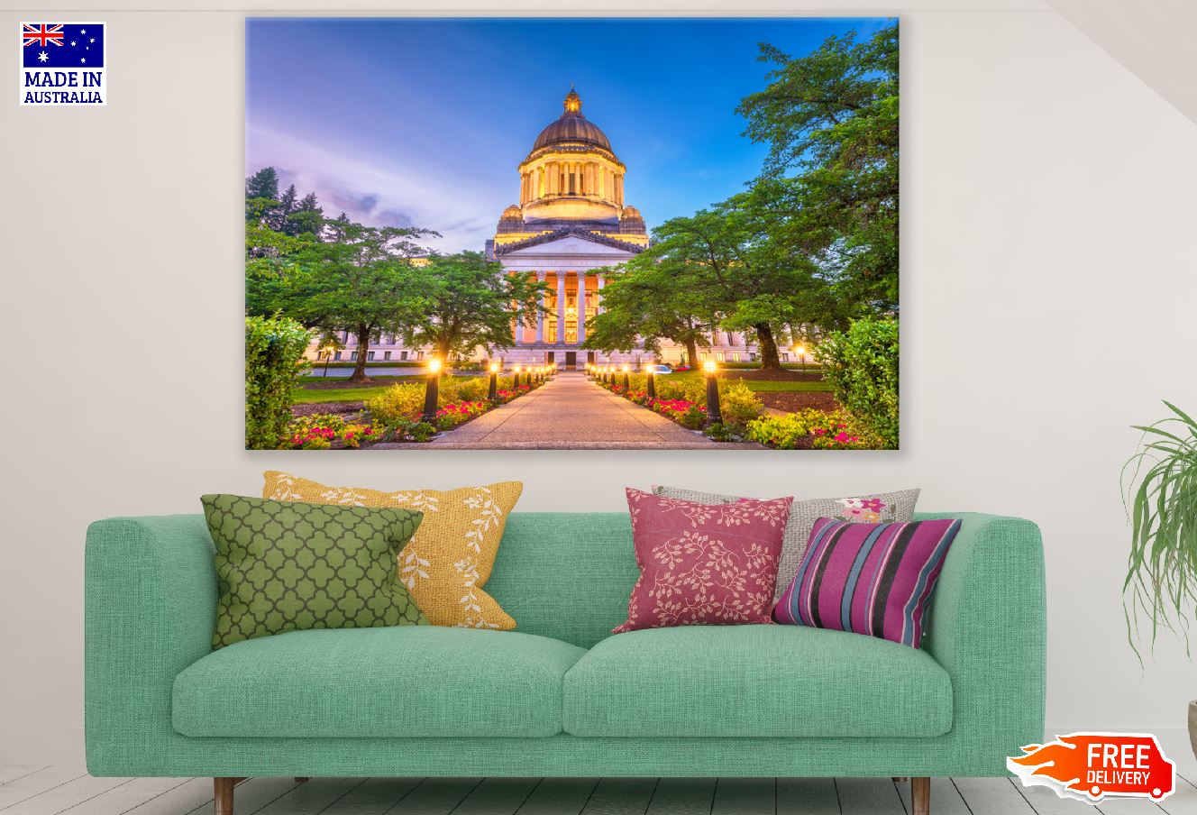 Olympia Capitol Building, Washington, USA Photograph Print 100% Australian Made