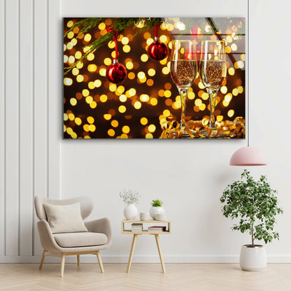 Glasses & Light Photograph Acrylic Glass Print Tempered Glass Wall Art 100% Made in Australia Ready to Hang