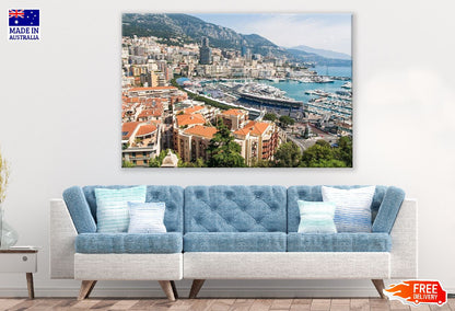 Monte Carlo City View Photograph Monaco Print 100% Australian Made
