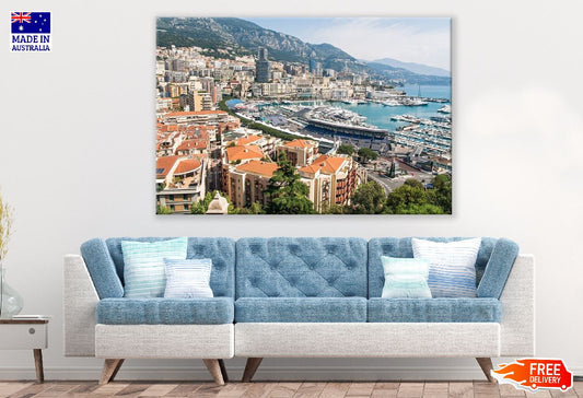 Monte Carlo City View Photograph Monaco Print 100% Australian Made