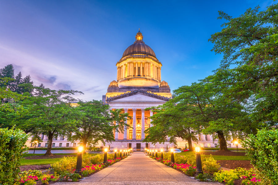Olympia Capitol Building, Washington, USA Photograph Print 100% Australian Made