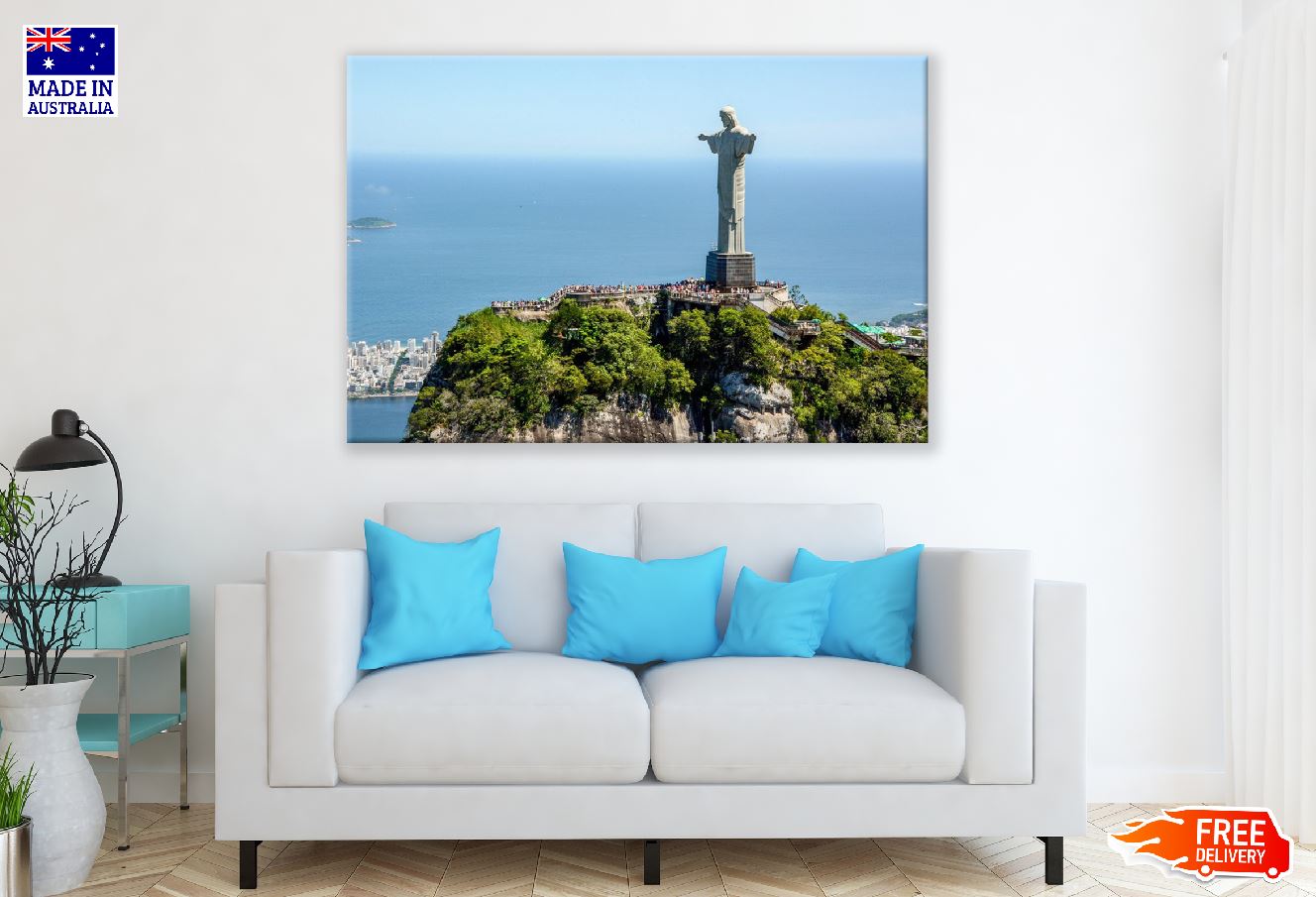 Cristo Redentor Statue Rio de Janerio Brazil Print 100% Australian Made