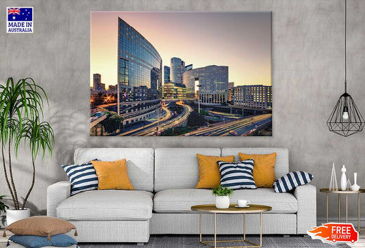 La Defense District View in Paris Print 100% Australian Made