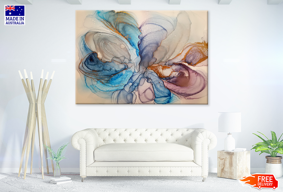 Colorful Abstract Design Print 100% Australian Made