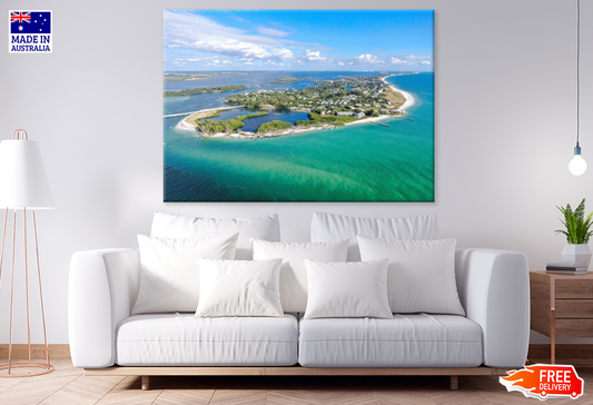 City Island & Sea View Photograph Print 100% Australian Made