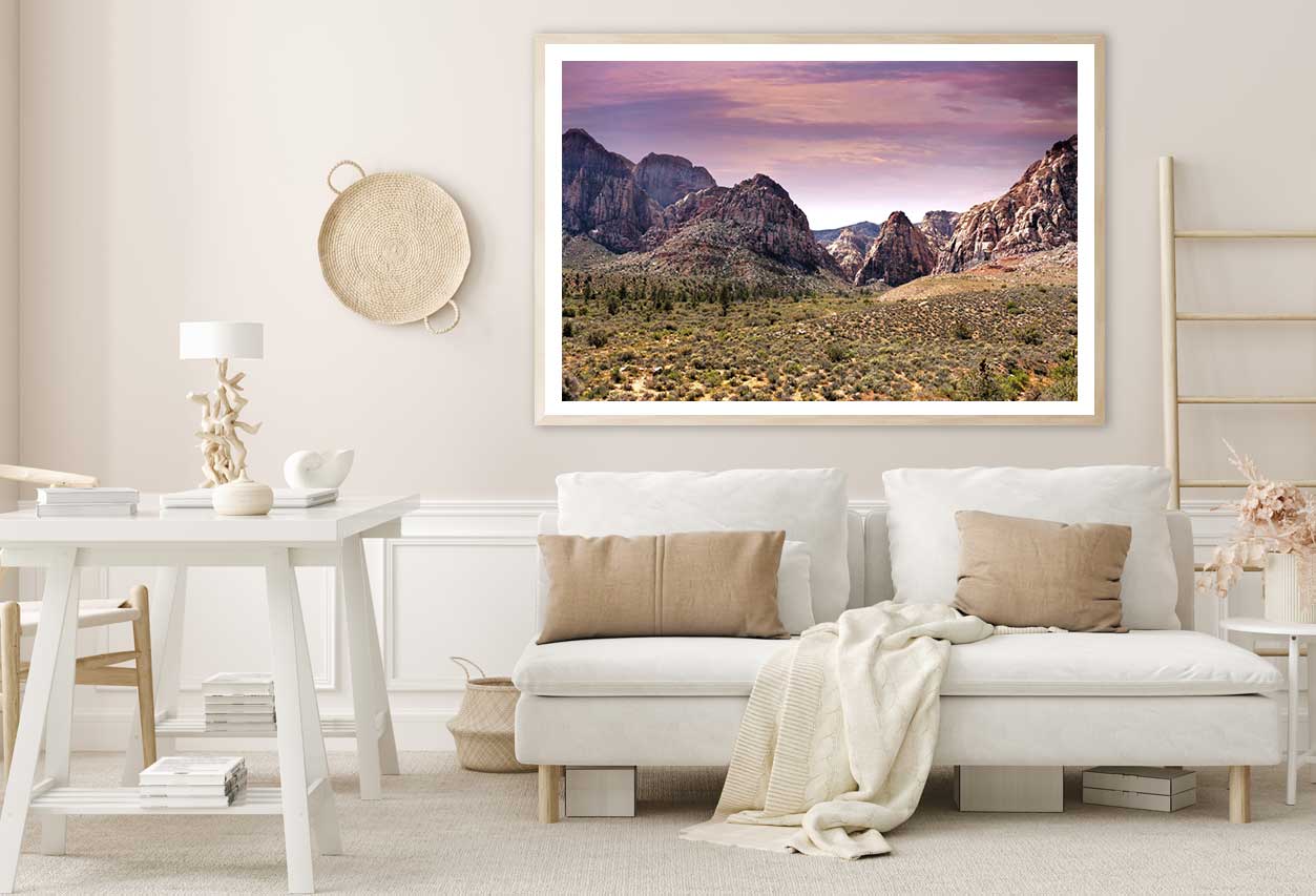 Red Rock Canyon Scenery View Photograph Home Decor Premium Quality Poster Print Choose Your Sizes