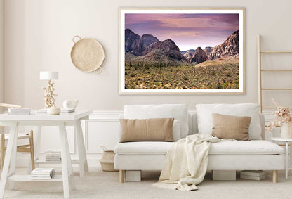 Red Rock Canyon Scenery View Photograph Home Decor Premium Quality Poster Print Choose Your Sizes