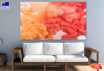 Orange & Pink Abstract Design Print 100% Australian Made