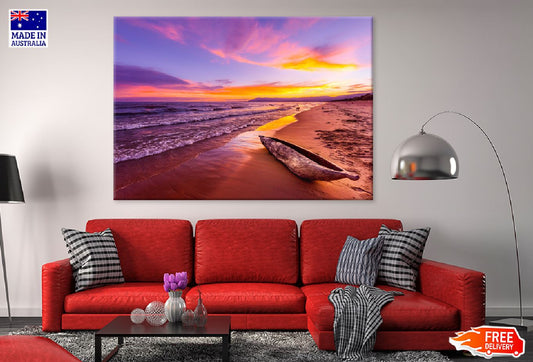 Malawi Beach Sunset View Photograph Print 100% Australian Made
