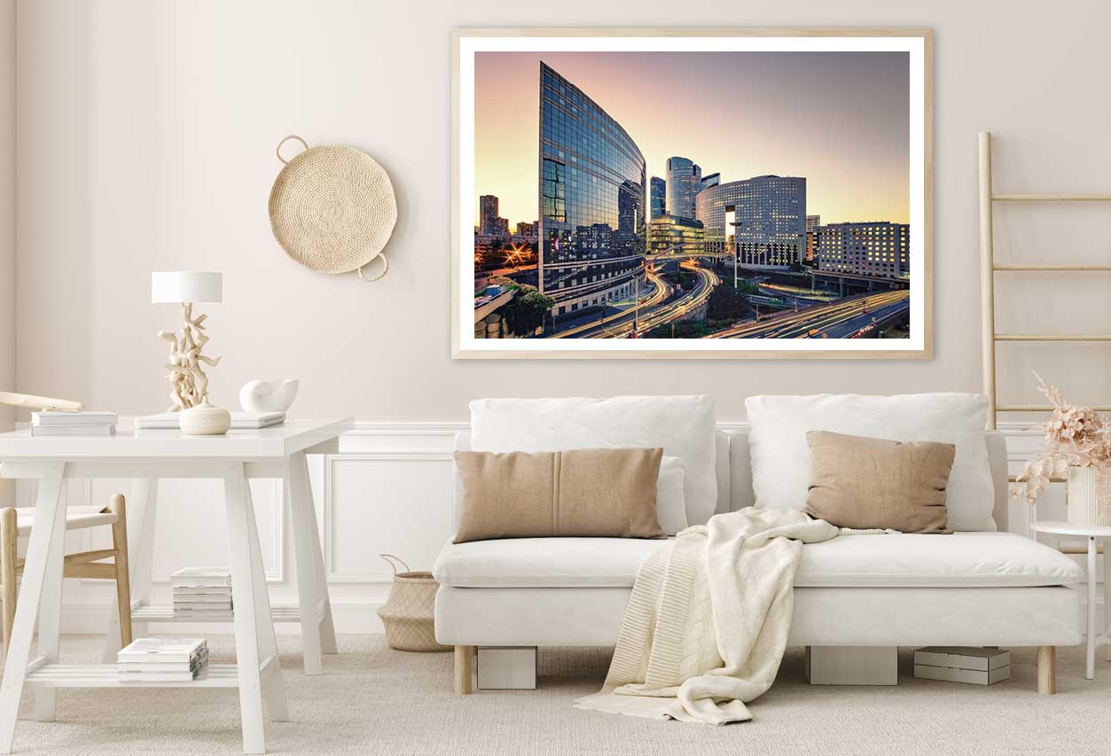 La Defense District Photograph in Paris Home Decor Premium Quality Poster Print Choose Your Sizes