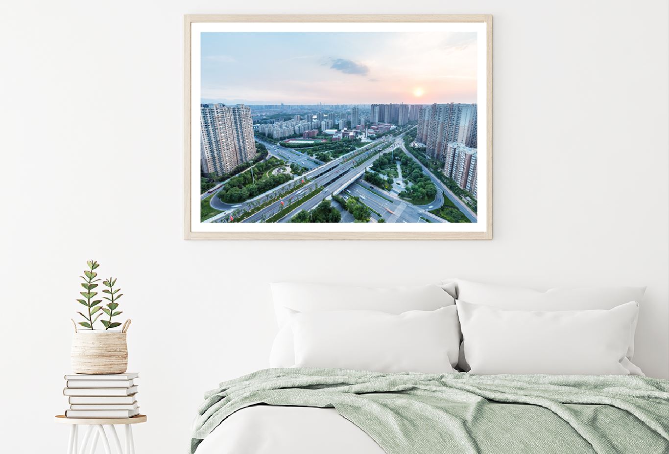 Dusk Road Sunset View Xi'an China Home Decor Premium Quality Poster Print Choose Your Sizes