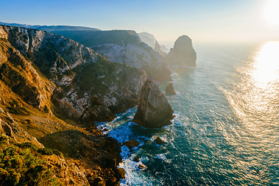 Mountains & Sea Coast Aerial View Photograph Print 100% Australian Made