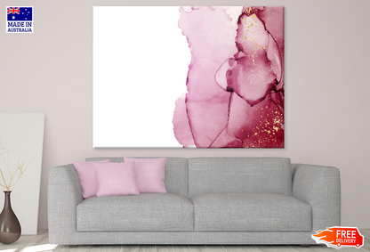 Pink & White Abstract Design Print 100% Australian Made