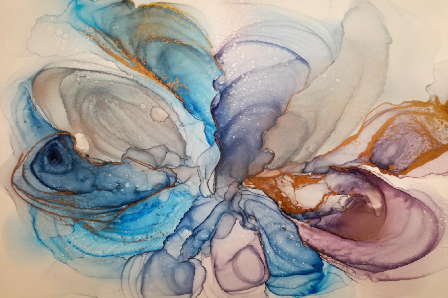 Colorful Abstract Design Print 100% Australian Made
