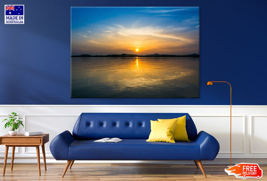Colorful Sky & Lake Sunset View Photograph Print 100% Australian Made