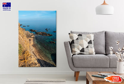 Rocks Hidden Beach Photograph Almería Print 100% Australian Made