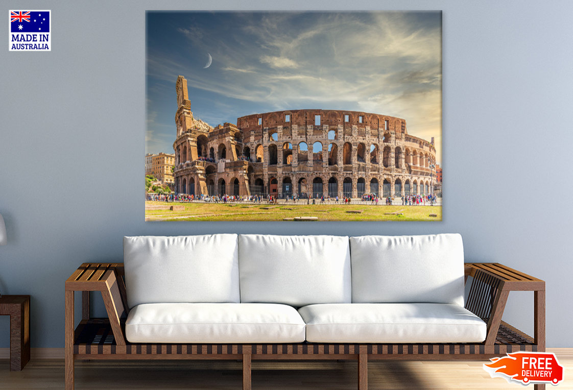 Colosseum In Rome Italy City Photograph Print 100% Australian Made