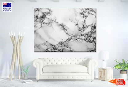 Grey Abstract Marble Pattern Design Print 100% Australian Made
