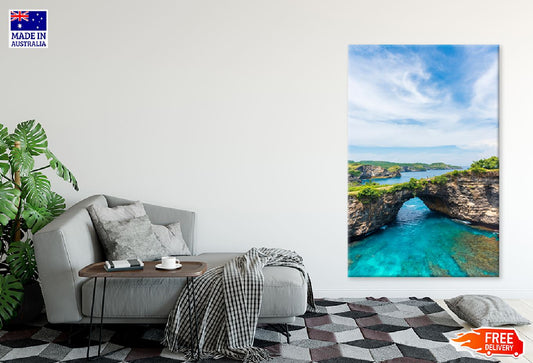 Billabong Sea Rocky Bay Bali View Photograph Print 100% Australian Made