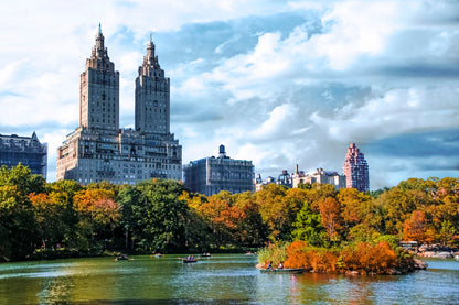 New York City Central Park & Lake View Photograph Print 100% Australian Made