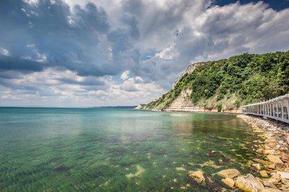 Hill Coast with Sea View Photograph Print 100% Australian Made