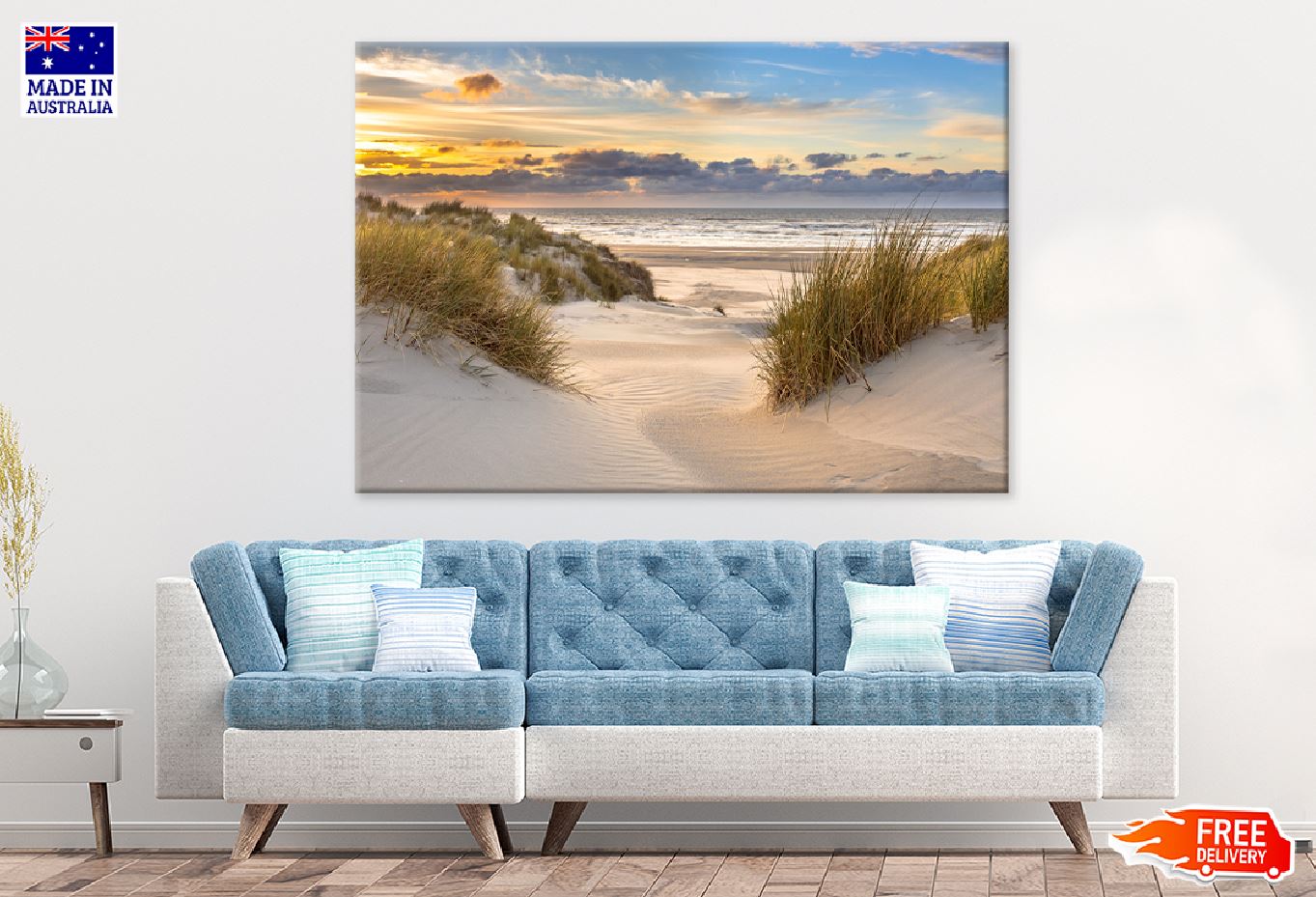 Dune near Ameland Seashore View Photograph Print 100% Australian Made