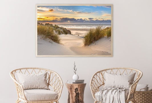 Dune near Ameland Seashore View Photograph Home Decor Premium Quality Poster Print Choose Your Sizes