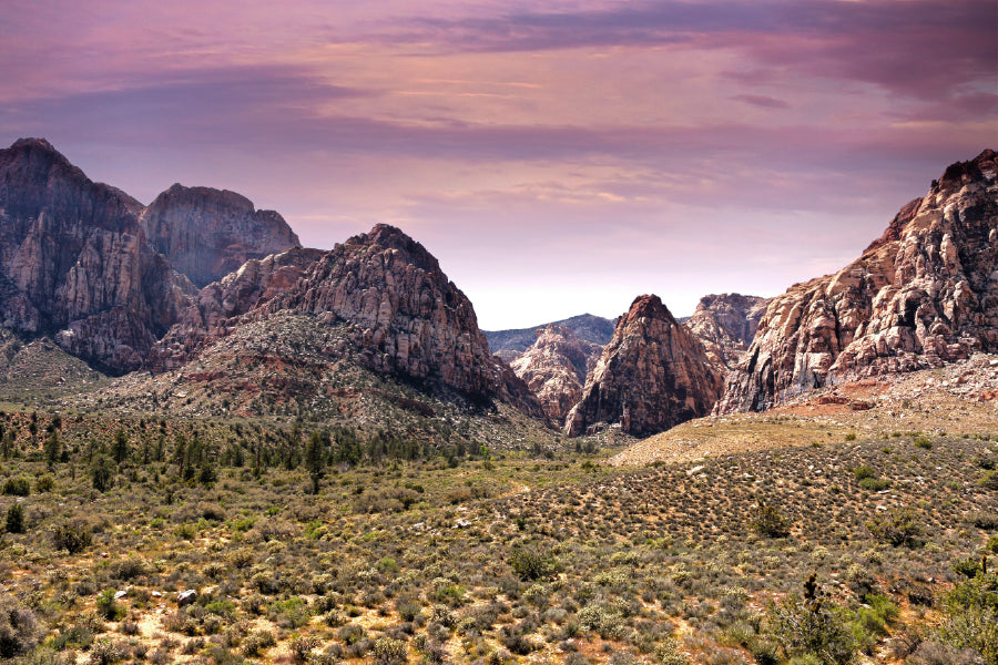Red Rock Canyon Scenery View Photograph Home Decor Premium Quality Poster Print Choose Your Sizes