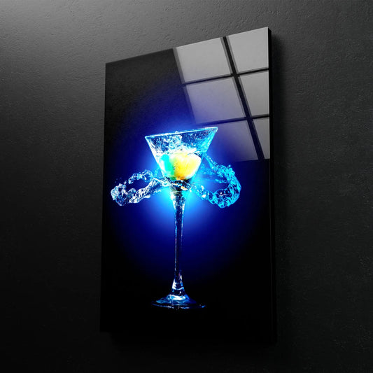 Cocktail Glass Acrylic Glass Print Tempered Glass Wall Art 100% Made in Australia Ready to Hang