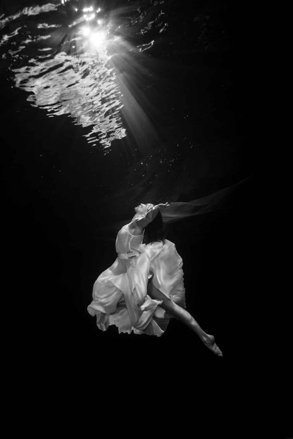 Ballet Dancer Girl in Underwater Photograph Print 100% Australian Made