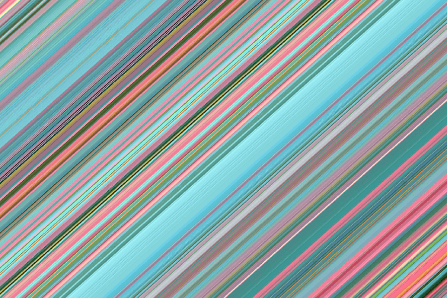 Blue Pink Digital Lines Abstract Design Print 100% Australian Made