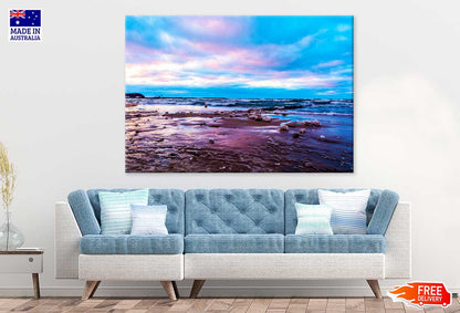 Exposure of Sunset Over The Sea Photograph Print 100% Australian Made