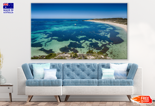 Sea Aerial View Photograph Print 100% Australian Made