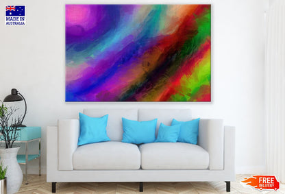 Colorful Lines Abstract Design Print 100% Australian Made