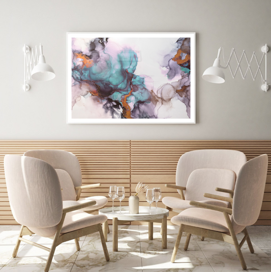 Colorful Abstract Watercolor Art Home Decor Premium Quality Poster Print Choose Your Sizes