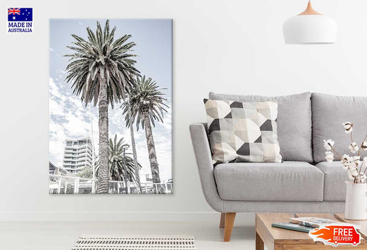 Palm Trees in City Photograph Print 100% Australian Made